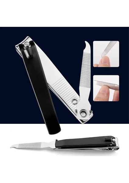 Büyük Yeni Paslanmaz Çelik Tırnak Sanat Makası Manikür Dosyaları Tırnak Kesici Tırnak Makası Makinesi Bıçağı Ayak Tırnağı Düzeltici Tırnak Makası (Yurt Dışından) fırsatları