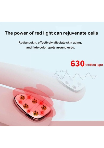 B 1 Adet Rf Güzellik Göz Masajı Ince Çizgileri Kaldır Gözler Cildi Sıkılaştırır Koyu USB Çanta Anti-Aging Enstrüman Şarj Çevreler Göz B8I4 (Yurt Dışından)