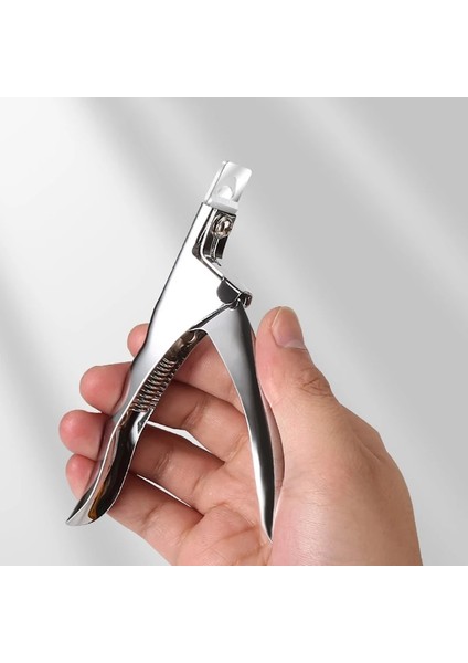 Altın Sahte Tırnak Kesici Tipi U Kelime Yanlış Ipuçları Profesyonel Tırnak Makası Düz Kenar Kesiciler Manikür Pense Giyotin Tırnak Kapsülü (Yurt Dışından) fırsatları