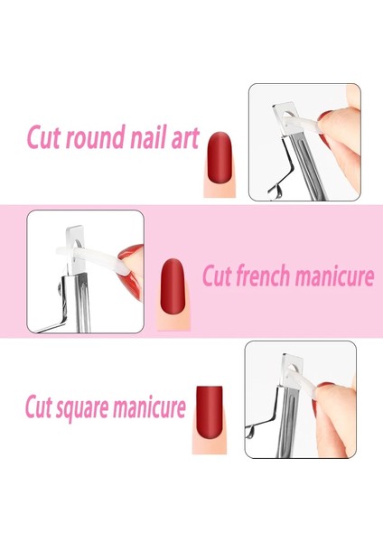 Altın Sahte Tırnak Kesici Tipi U Kelime Yanlış Ipuçları Profesyonel Tırnak Makası Düz Kenar Kesiciler Manikür Pense Giyotin Tırnak Kapsülü (Yurt Dışından) indirimleri
