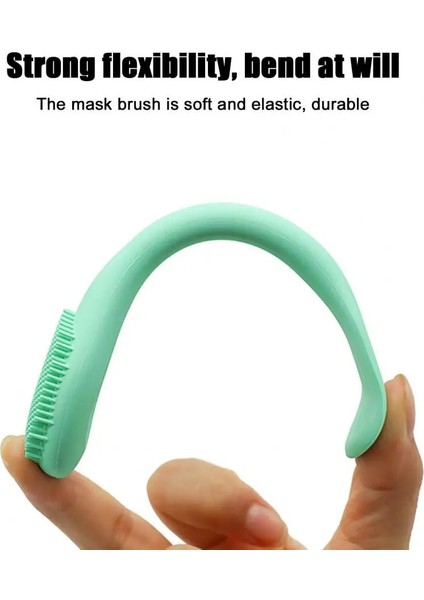 Pembe Yüz Maskesi Fırçası Yeniden Kullanılabilir Bükülebilir Silikon Yüz Çamur Maskesi Aplikatör Yüz Kremi Spatula Cilt Bakımı Için (Yurt Dışından) indirimleri