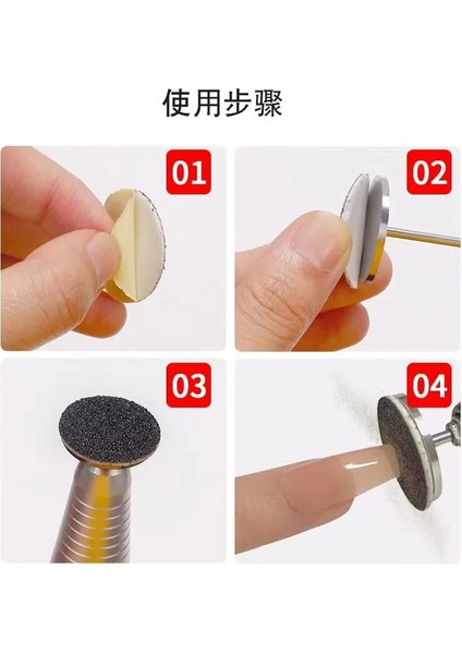25MM 2 15/25MM Değiştirilebilir Zımpara Kağıdı Metal Disk Mili Pedikür Aracı Ayak Ölü Cilt Sökücü Ayak Bakımı Salon Manikür Araçları (Yurt Dışından) modelleri