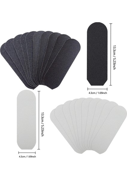 Beyaz G80 180-20PCS Bng 1/20PCS #80 180 Bakım Dolum Tırnak Dosyaları Tampon Yedek Ayak Zımpara Paslanmaz Metal Kolu Sökücü Taşlama Aracı (Yurt Dışından) modelleri