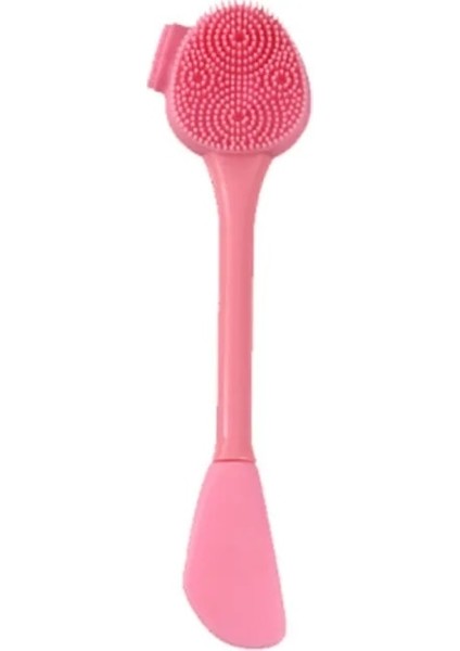 F03 Çift Uçlu El Yüz Temizleme Fırçası Silikon Scrubbers Gıda Sınıfı Manuel Derin Yıkama Gözenekleri Ölü Deriyi Küçültmek Peeling (Yurt Dışından)