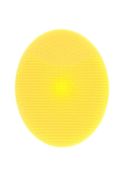 Sarı Silikon Yüz Scrubber Yumuşak Yüz Temizleme Fırçası Eksfoliyator Siyah Nokta Akne Gözenek Pedi Cradle Cap Derin Temizlik Cilt Bakımı Için (Yurt Dışından)
