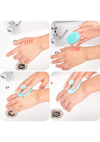 Sarı Silikon Yüz Scrubber Yumuşak Yüz Temizleme Fırçası Eksfoliyator Siyah Nokta Akne Gözenek Pedi Cradle Cap Derin Temizlik Cilt Bakımı Için (Yurt Dışından)