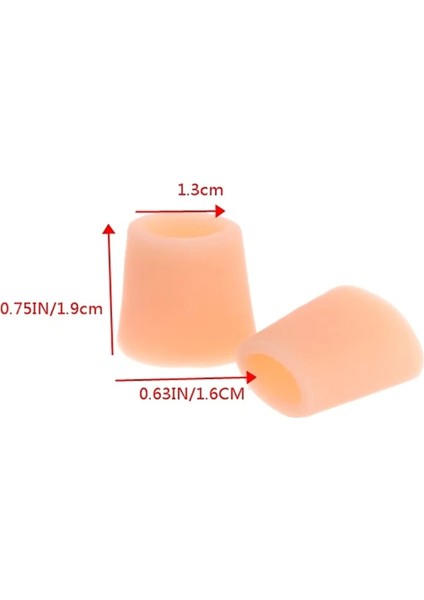 4 Adet Beyaz 2/4/6 Adet/grup Silikon Jel Küçük Ayak Tüpü Mısır Kabarcıklar Düzeltici Pinkie Koruyucu Jel Bunyon Ayak Parmak Koruma Jel Kol (Yurt Dışından)