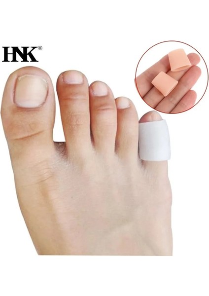 4 Adet Beyaz 2/4/6 Adet/grup Silikon Jel Küçük Ayak Tüpü Mısır Kabarcıklar Düzeltici Pinkie Koruyucu Jel Bunyon Ayak Parmak Koruma Jel Kol (Yurt Dışından)