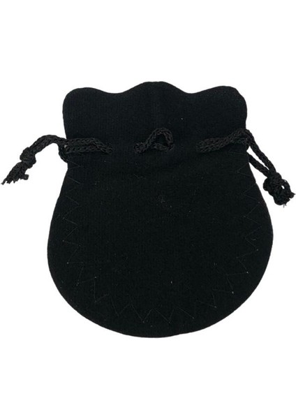 Kadife Kese Siyah 50 Adet 6x8 Boy Takı, Altın Kesesi (Ipli & Büzgülü) modelleri