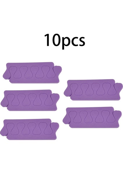 Mor Pedikür Bacaklar Aksesuarları Için 10 Adet Tırnak Sanat Sünger Ayak Ayırıcı Ayırıcı Parmaklar Ayak Ayak Parmakları Arasında Çivi Parmak Tasarımı (Yurt Dışından)