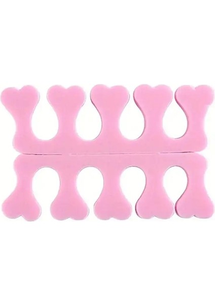 50 Adet/paket Pembe Nail Art Ayak Parmakları Ayırıcılar Parmaklar Ayaklar Sünger Yumuşak Jel Uv Araçları Lehçe Manikür Pedikür (Yurt Dışından)