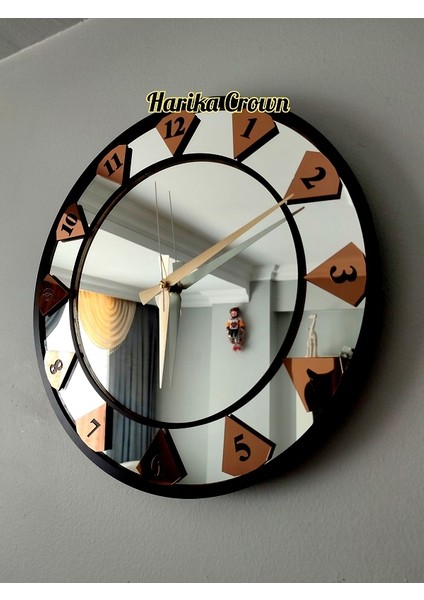 Gerçek Aynalı Dekoratif Duvar Saati (40- 50 Cm) fiyatları