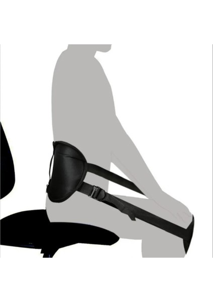 Siyah Ayarlanabilir Bel Desteği Doğru Duruş Taşınabilir Bel Kemeri Ped Bandı Daha Iyi Oturmak Düzeltici Aracı Geri Brace Koruyucu Diz Çalışması (Yurt Dışından) fiyatları