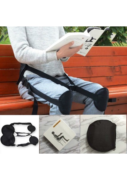 Siyah Ayarlanabilir Bel Desteği Doğru Duruş Taşınabilir Bel Kemeri Ped Bandı Daha Iyi Oturmak Düzeltici Aracı Geri Brace Koruyucu Diz Çalışması (Yurt Dışından) modelleri