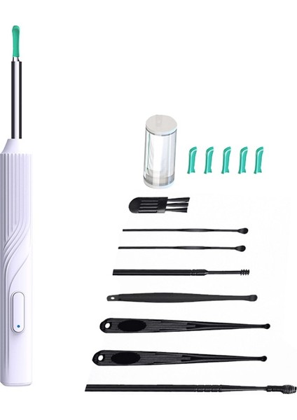 Siyah Kablosuz Akıllı Kulak Kaşığı Taşınabilir Endoskop Wifi Görsel Kulak Temizleyici Hd Kamera ile Kulak Kiri Temizleme Aracı (Yurt Dışından) fırsatları