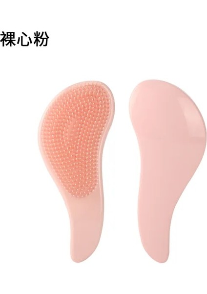 Pembe Stil 2 1 Adet Taşınabilir Sihirli Kolu Saç Tarak, Anti-Statik Masaj Saç Fırçası Peeling Duş Masaj Saç Fırçası Tarak Salon Saç Aracı (Yurt Dışından)