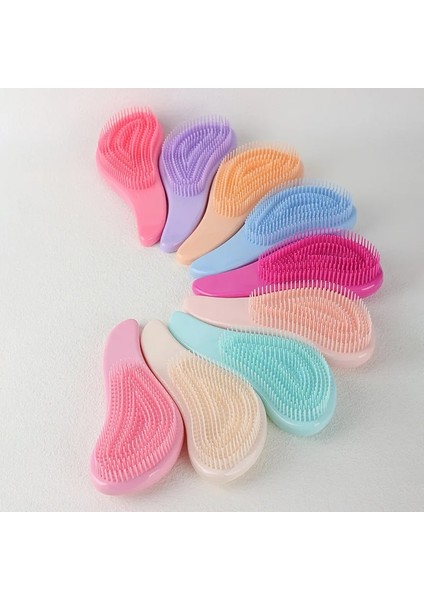 Pembe Stil 2 1 Adet Taşınabilir Sihirli Kolu Saç Tarak, Anti-Statik Masaj Saç Fırçası Peeling Duş Masaj Saç Fırçası Tarak Salon Saç Aracı (Yurt Dışından) fiyatları