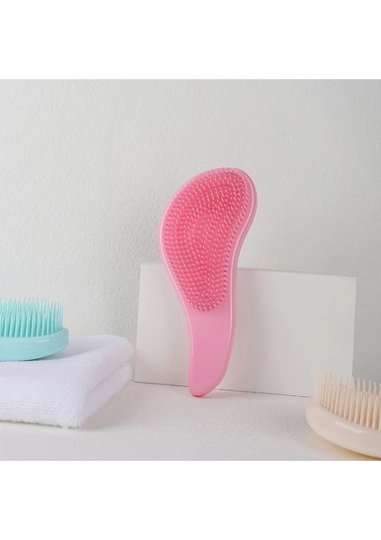 Pembe Stil 2 1 Adet Taşınabilir Sihirli Kolu Saç Tarak, Anti-Statik Masaj Saç Fırçası Peeling Duş Masaj Saç Fırçası Tarak Salon Saç Aracı (Yurt Dışından) fırsatları