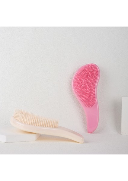Pembe Stil 2 1 Adet Taşınabilir Sihirli Kolu Saç Tarak, Anti-Statik Masaj Saç Fırçası Peeling Duş Masaj Saç Fırçası Tarak Salon Saç Aracı (Yurt Dışından) indirimleri