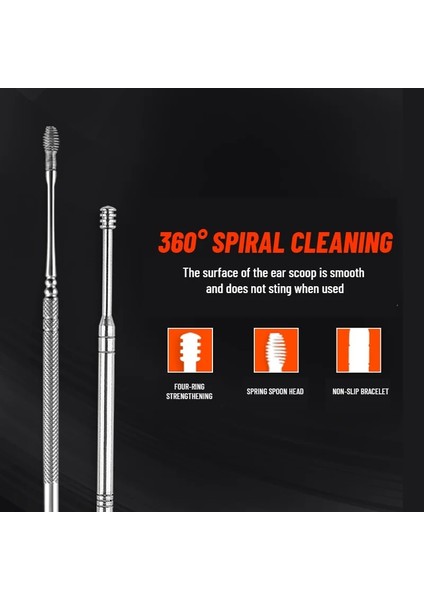 No.12 Kulak Temizleyici Kulak Kiri Sökücü Temizleme Kiti Seçiciler Bebek Yetişkinler Için Kulak Kiri Küret Kaşık Bakımı Kaldırma Aracı Kulak Bakım Seti 6-8 Adet (Yurt Dışından) indirimleri