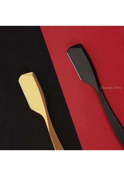 Altın Jilet Seti Çinko Alaşımı Düz Tıraş Bıçağı 74 Bıçaklı Sakal Düz Jilet Saç Giyinme Aracı Manuel Kolaylık Saç Düzeltici Tıraş Makinesi (Yurt Dışından) fırsatları