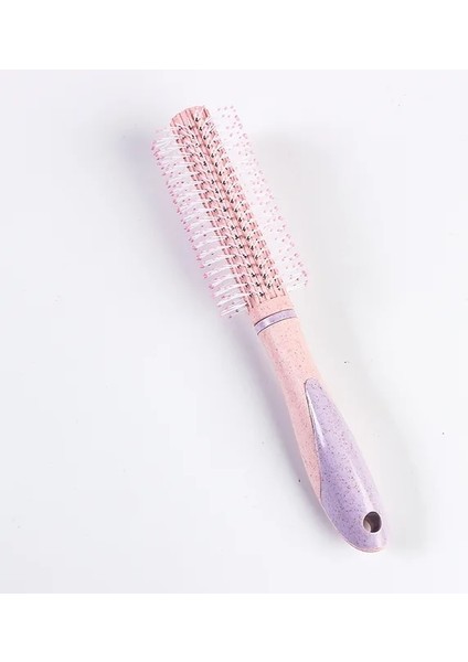 1811-PEMBE Masaj Tarak Hava Yastığı Kuaförlük Tarak Plastik Büyük Diş Şekillendirici Tarak Düz Kıvırcık Islak Saç Dıy Kuaförlük Aracı (Yurt Dışından)