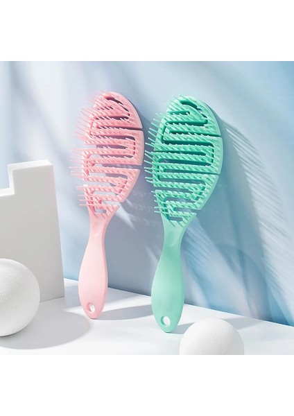 Pembe Masaj Tarak Kadın Hava Yastığı Hava Yastığı Saç Derisi Masaj Tarak Kuru ve Islak Çift Kullanımlı Uzun Saç Pürüzsüz Saç Kuaförlük Tarak (Yurt Dışından) fiyatları