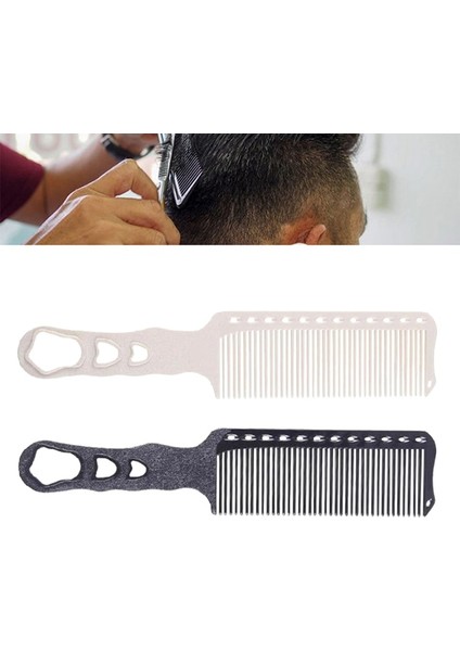 Resim Olarak 1 Adet Pro Saç Tarak Reçine Malzeme Saç Kesme Tarak Anti-Statik Berber Saç Kesme Tarağı Kuaförlük Düz Tarak Erkekler Için (Yurt Dışından) indirimleri