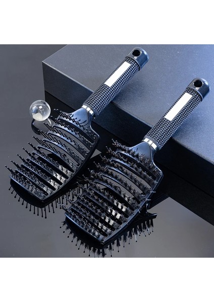 Açık Mavi Saç Saç Derisi Masaj Tarak Kıl Naylon Saç Fırçası Islak Kıvırcık Detangle Anti-Statik Saç Fırçası Profesyonel Salon Kuaförlük Tarzı (Yurt Dışından) fiyatları