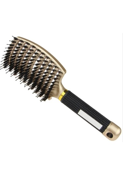 Tip A Altın Saç Fırçası Saç Derisi Masaj Tarak Saç Fırçası Kıl ve Naylon Kadın Islak Kıvırcık Detangle Saç Fırçası Salon Kuaförlük Şekillendirici Araçları (Yurt Dışından)