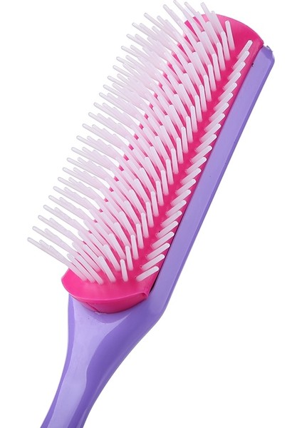 Siyah Dolaşık Açıcı Saç Fırçası Denman Detangler Saç Fırçası Saç Derisi Masaj Düz Kıvırcık Islak Saç Tarak Kadınlar Için Ev Salon Şekillendirici Araçları (Yurt Dışından) fiyatları