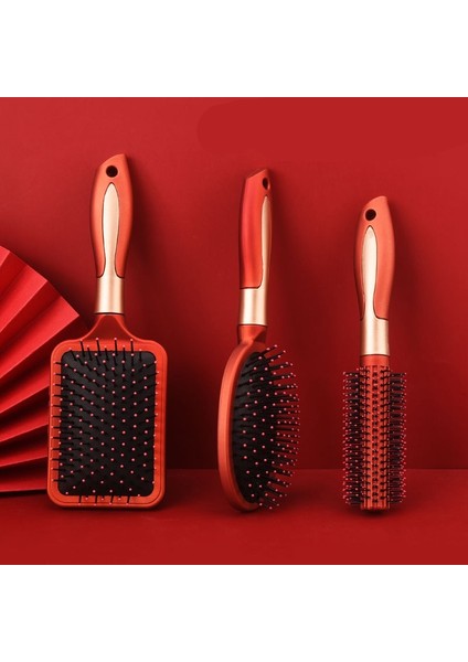 Pembe D 1/4 Adet Altın Yeşil Saç Fırçası Saç Derisi Masaj Tarak Saç Fırçası Islak Kıvırcık Detangle Saç Fırçası Salon Kuaförlük Şekillendirici Araçları 2 #1 (Yurt Dışından)