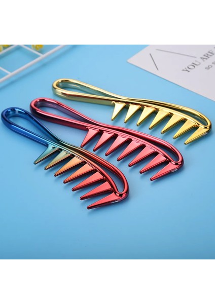 Kırmızı 1 Adet Kıvırcık Saç Geniş Diş Plastik Tarak Anti Statik Kadın Taşınabilir Tarak Dolaşık Açıcı Kıvırcık Kuaför Kuaförlük Tarak Masaj (Yurt Dışından) modelleri