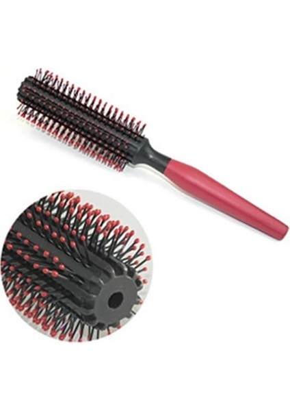 1 Adet Profesyonel Plastik Yuvarlak Fırça Quiff Rulo Kıvırcık Saç Tarak Saç Modeli Masaj Saç Fırçası Soyunma Salon Berber Tarak Yeni Spiral (Yurt Dışından)
