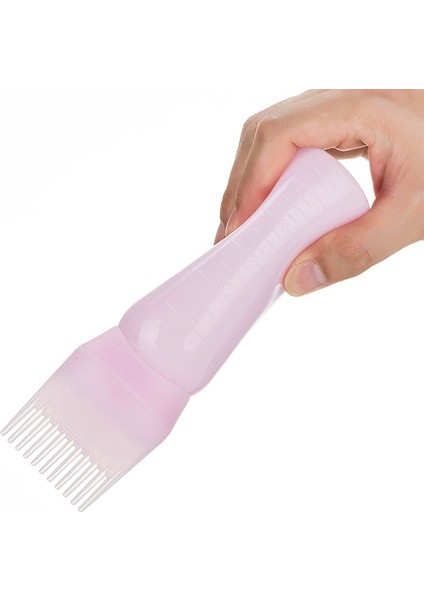 B 120 ml Saç Boyası Şişesi Aplikatör Aracı Saç Boyama Şekillendirici Aracı Saç Boyası Aplikatör Fırça Şişesi Boyama Şampuan Şişesi (Yurt Dışından)