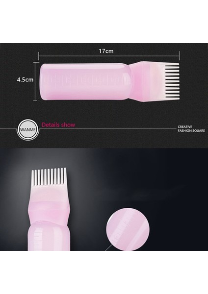 B 120 ml Saç Boyası Şişesi Aplikatör Aracı Saç Boyama Şekillendirici Aracı Saç Boyası Aplikatör Fırça Şişesi Boyama Şampuan Şişesi (Yurt Dışından) indirimleri