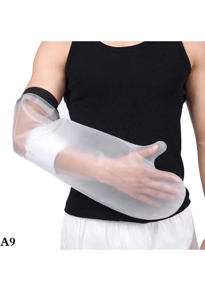 A9 Duş Kapağı Çocuk Yetişkin Su Geçirmez Mühürlü Döküm Bandaj Koruyucu Yara Kırığı Bacak Ayak Kol El Banyosu Koruyucu Halka Kol (Yurt Dışından) fiyatları