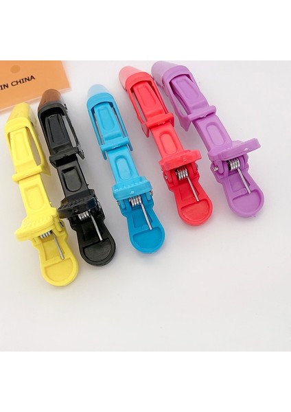 Fuşya 5 Adet/grup Plastik Profeeiona Saç Tokası Kuaförlük Kelepçeleri Pençe Timsah Klipler Berber Salon Şekillendirici Saç Aksesuarları 10 cm (Yurt Dışından) fırsatları