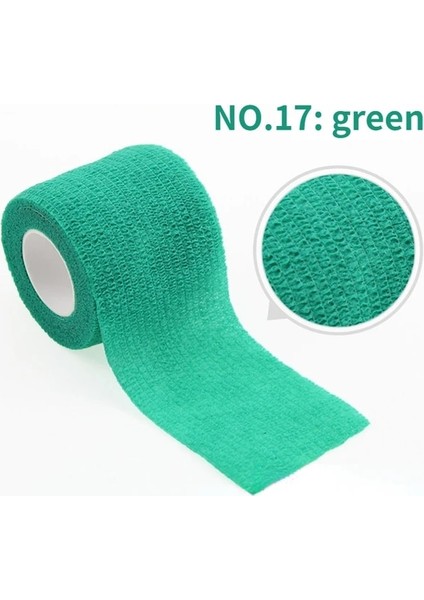 No.17 5cmx4.5m Spor Bandaj Elastik Elastoplast Kendinden Yapışkanlı Bant Bilek Korumak Avuç Içi Parmak Kol Omuz Diz Ayak Bileği Evcil Hayvanlar Bacak Dövme Güvenliği (Yurt Dışından)