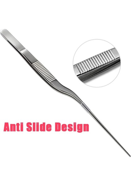 14 cm Tıbbi Kulak Kulak Tıkacı Balmumu Kaldırma Forseps Açılı Takı Kelepçe Burun Kavisli Kulak Kiri Cımbız Klip Seti Kirpik Sökücü Temizleyici Aracı (Yurt Dışından)