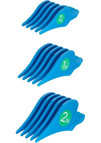 3pc-Yeşil Büyük Boy Limit Tarak Wahl Evrensel Kesme Kılavuzu Tarak Berber Dükkanı Saç Kesme Eki 3 Adet/takım Boyutu 32/38/51MM Y0729 (Yurt Dışından)