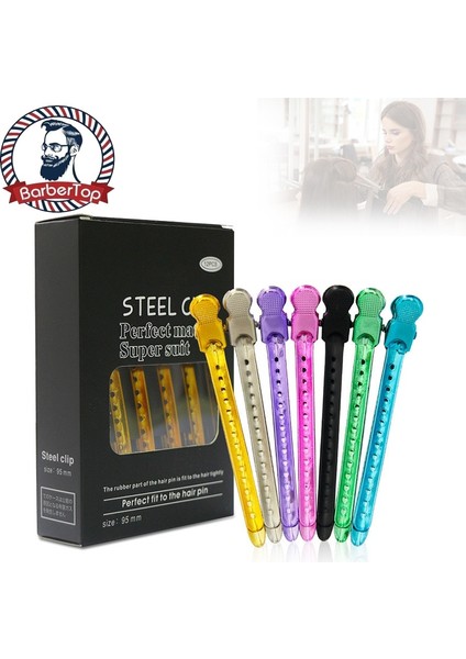 Pembe 12 Adet/kutu Firkete Ördek Gagası Firkete Alüminyum Kuaförlük Klip Saç Sabit Tokalar Salon Ev Şekillendirici Aracı (Yurt Dışından) fiyatları