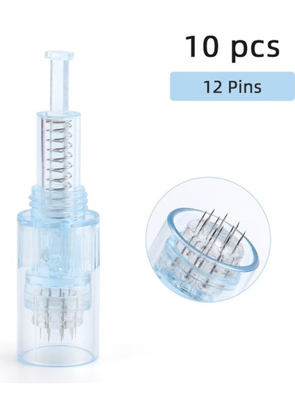 10 Adet 12 Pin 10/50 Adet Otomatik Dr. Kalem Vida Iğneleri Kartuş Değiştirme Için Ultima X5 Mikro Iğne 9/12/24/36/42/nano Pin Iğneler Derma Damgası (Yurt Dışından)