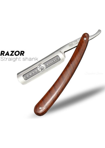 Altın Maymun 777 Altın Dolar 208 Altın Maymun 777 666 Klasik Çelik Düz Kenar Salon Berber Tıraş Bıçağı Tıraş Makinesi Tıraş Jileti Berber Aletleri (Yurt Dışından) indirimleri