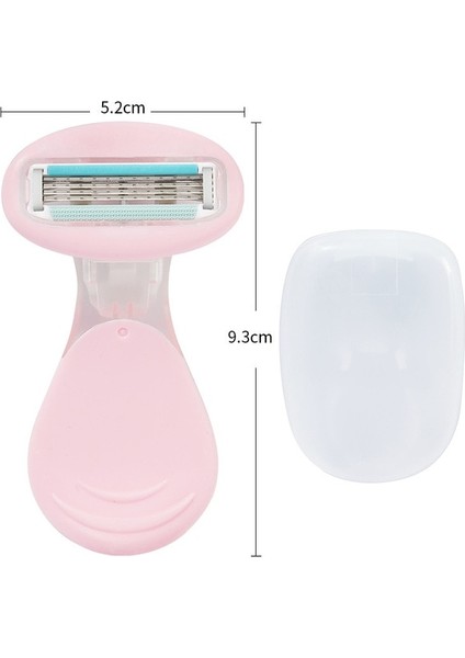Pembe Karsyngirl Mini Koltukaltı Bacak Yüz Saç Kadın Düzeltici Tıraş Makinesi Manuel Tıraş Kadın Jilet Düzelticiler 4 Katmanlı Bıçaklar Jilet (Yurt Dışından) fiyatları