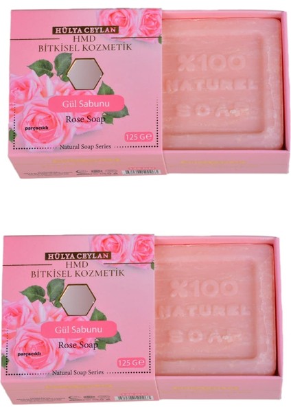 Hmd Bitkisel Gül Sabunu 125 gr x 2 AD.%100DOĞAL