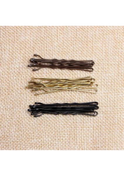 Altın 150 Adet/kutu Metal Saç Klipleri Düğün Kadınlar Için Tokalar Barrette Kıvırcık Dalgalı Sapları Saç Tokaları Saç Şekillendirici Aksesuarları (Yurt Dışından) fırsatları