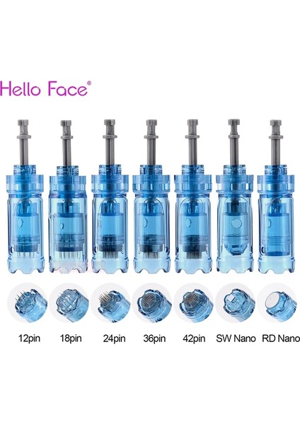 10 Adet 3D Nano 10 Adet Dr. Kalem M8S Kartuşları Dr.pen A8S Ipuçları Dr. Kalem A9 Iğne Otomatik Mikro Tek Kullanımlık Süngü Kartuş 3D Silikon 12 Pin 18 Pin (Yurt Dışından) modelleri