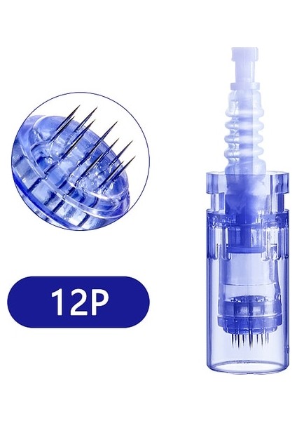 10 Adet 12 Pın 10/50/100 Adet Derma Aracı Süngü Iğneler Kartuşu A6 Nano/9 Pin/12 Pin/36 Pin/42 Pin Mikro Cilt Iğneleme Yedek Kafa (Yurt Dışından)