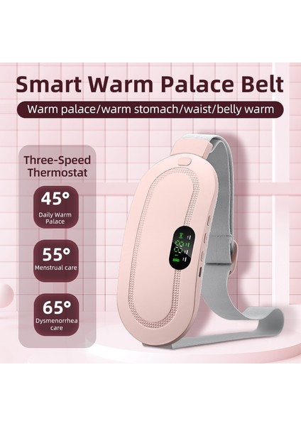 Beyaz Taşınabilir Akülü Isıtma Pedi Elektrikli Akıllı Sıcak Saray Kemer Cihazı Kadınlar ve Kız Için Taşınabilir Hızlı Isıtma Göbek Korsesi (Yurt Dışından) fiyatları